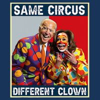 Same Circus Different Clown Funny Kamala Harris Clown Infant Baby Jersey Bodysuit