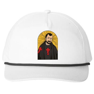 Saint Camille De Lellis Snapback Five-Panel Rope Hat