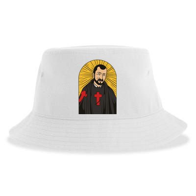 Saint Camille De Lellis Sustainable Bucket Hat