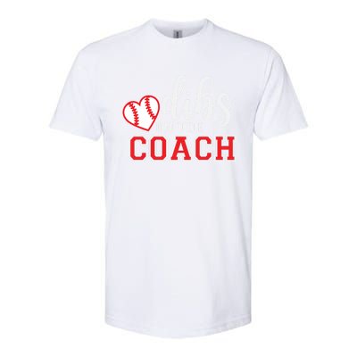 Softball Coach Dad Mom Dibs On The Coach Baseball Assistant Gift Softstyle CVC T-Shirt