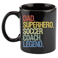 Soccer coach dad 11oz C Handle Ceramic Mug