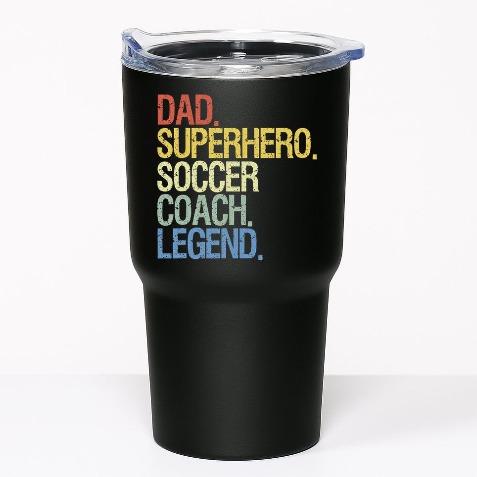 Soccer coach dad Tumbler