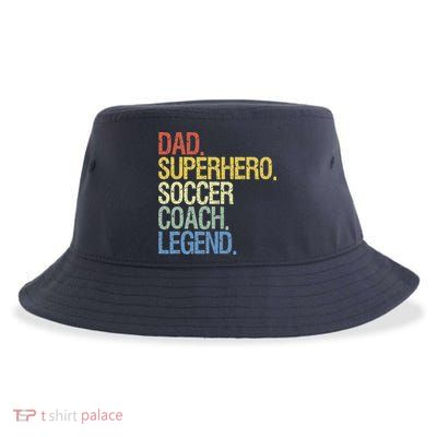 Soccer coach dad Sustainable Bucket Hat