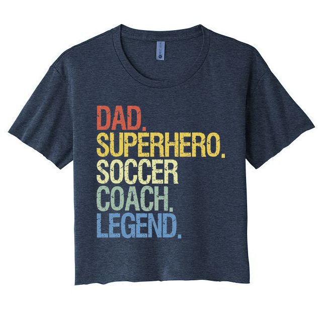 Soccer coach dad Crop Top