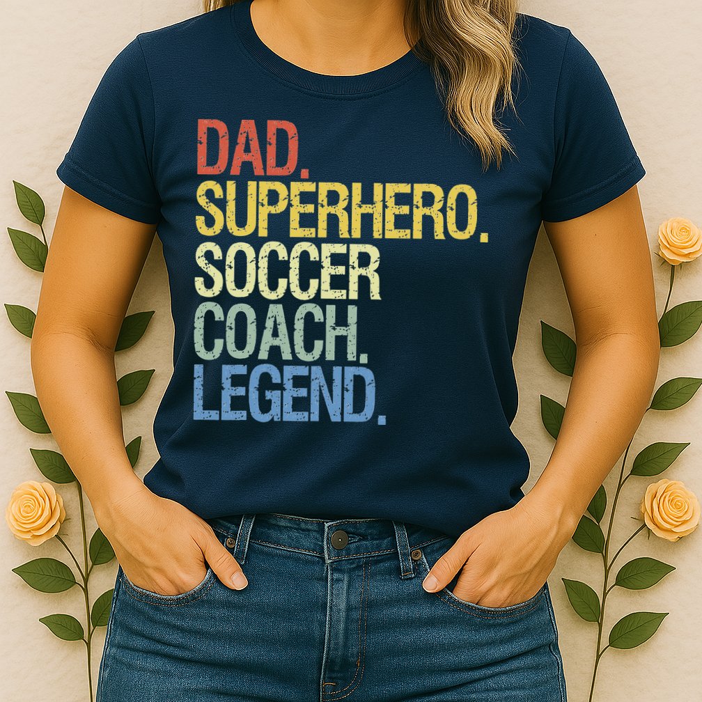 Soccer coach dad Womens T-Shirt