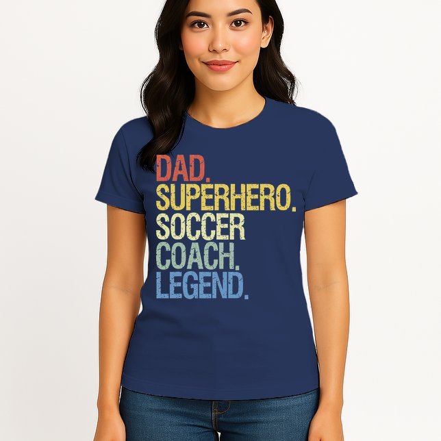 Soccer coach dad Womens T-Shirt