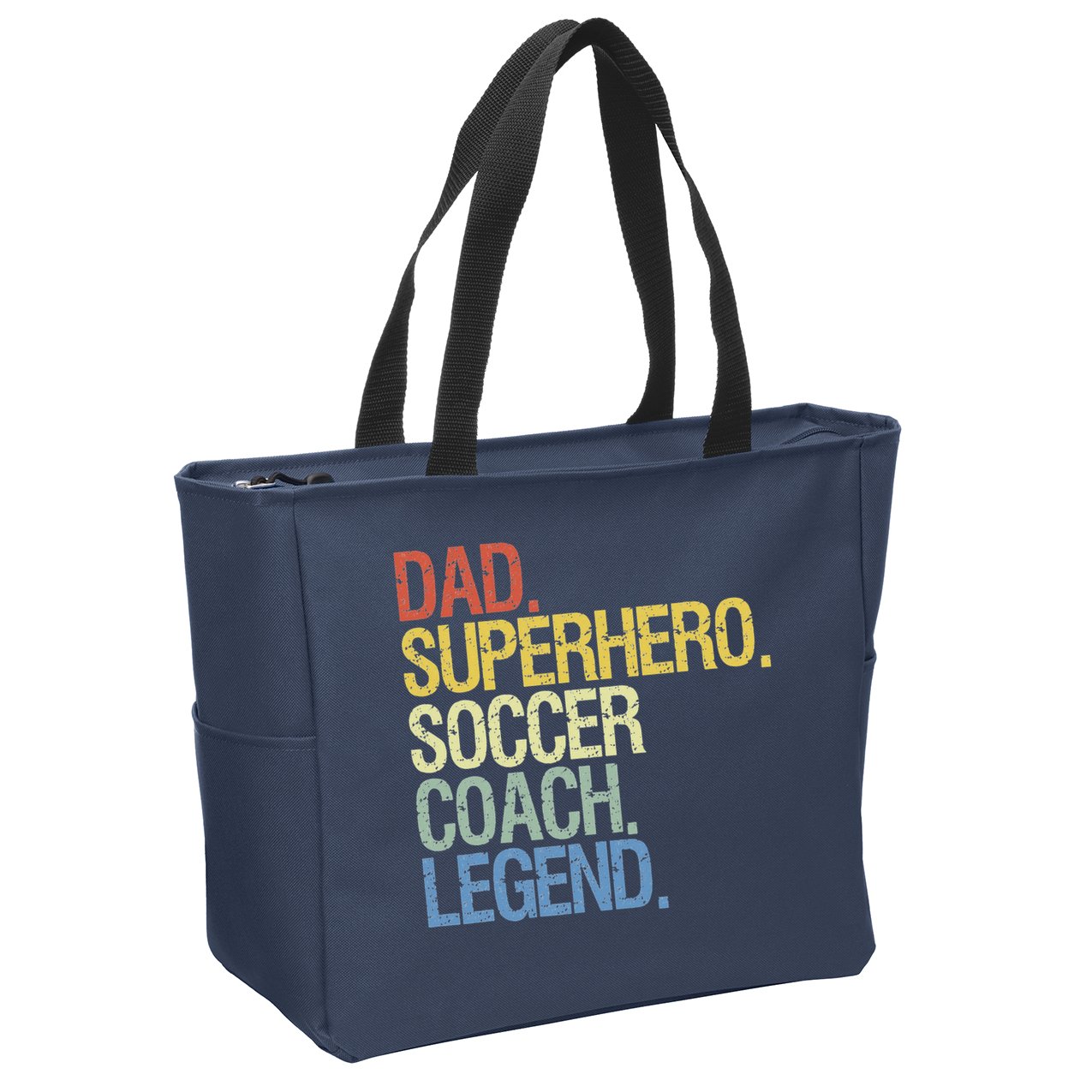 Soccer coach dad Zip Tote Bag