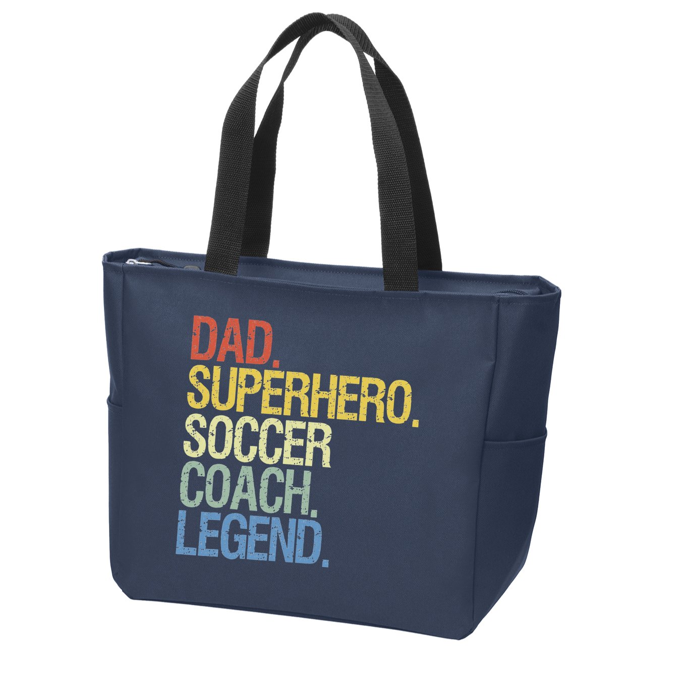 Soccer coach dad Zip Tote Bag