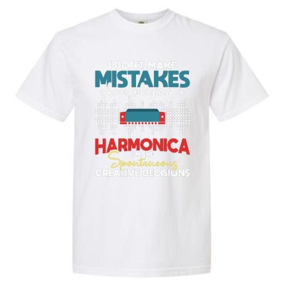 Spontaneous Creative Decisions Harmonica Player Harmonicist Garment-Dyed Heavyweight T-Shirt