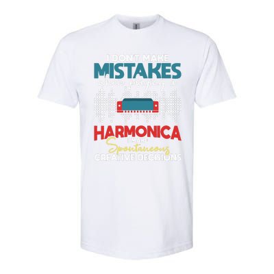 Spontaneous Creative Decisions Harmonica Player Harmonicist Softstyle CVC T-Shirt