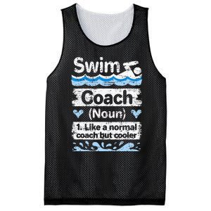 Swim Coach Definition Swimming Coach Mesh Reversible Basketball Jersey Tank