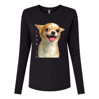 S Chihuahua Dog Mom Dad Love Pet Puppy Chiuauaha Womens Cotton Relaxed Long Sleeve T-Shirt