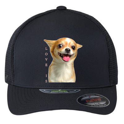 S Chihuahua Dog Mom Dad Love Pet Puppy Chiuauaha Flexfit Unipanel Trucker Cap
