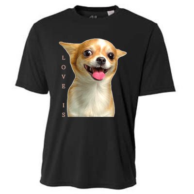 S Chihuahua Dog Mom Dad Love Pet Puppy Chiuauaha Cooling Performance Crew T-Shirt