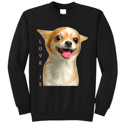 S Chihuahua Dog Mom Dad Love Pet Puppy Chiuauaha Sweatshirt