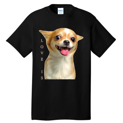 S Chihuahua Dog Mom Dad Love Pet Puppy Chiuauaha Tall T-Shirt