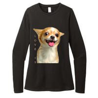 S Chihuahua Dog Mom Dad Love Pet Puppy Chiuauaha Womens CVC Long Sleeve Shirt