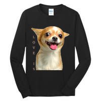 S Chihuahua Dog Mom Dad Love Pet Puppy Chiuauaha Tall Long Sleeve T-Shirt