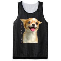 S Chihuahua Dog Mom Dad Love Pet Puppy Chiuauaha Mesh Reversible Basketball Jersey Tank