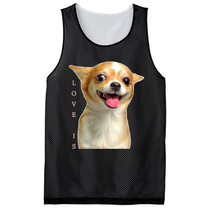 S Chihuahua Dog Mom Dad Love Pet Puppy Chiuauaha Mesh Reversible Basketball Jersey Tank