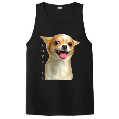 S Chihuahua Dog Mom Dad Love Pet Puppy Chiuauaha PosiCharge Competitor Tank