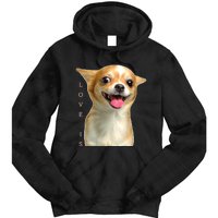 S Chihuahua Dog Mom Dad Love Pet Puppy Chiuauaha Tie Dye Hoodie