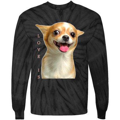 S Chihuahua Dog Mom Dad Love Pet Puppy Chiuauaha Tie-Dye Long Sleeve Shirt