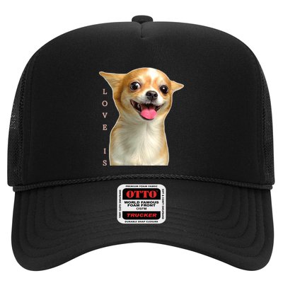 S Chihuahua Dog Mom Dad Love Pet Puppy Chiuauaha Trucker Hat