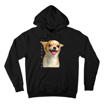 S Chihuahua Dog Mom Dad Love Pet Puppy Chiuauaha Tall Hoodie