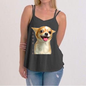 S Chihuahua Dog Mom Dad Love Pet Puppy Chiuauaha Women's Strappy Tank