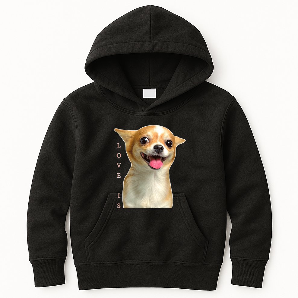 S Chihuahua Dog Mom Dad Love Pet Puppy Chiuauaha Kids Hoodie