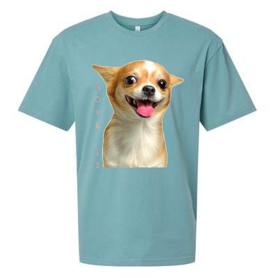 S Chihuahua Dog Mom Dad Love Pet Puppy Chiuauaha Sueded Cloud Jersey T-Shirt