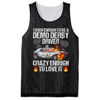 Smashing Cars Demolition Derby Quote For A Demo Derby Driver Mesh Reversible Basketball Jersey Tank