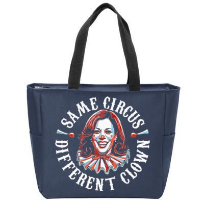 Same Circus Different Clown Anti Kamala 2024 Zip Tote Bag