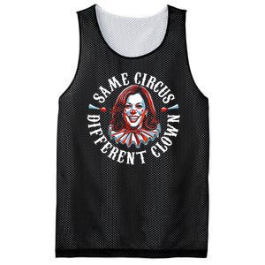 Same Circus Different Clown Funny Kamala Harris Clown Mesh Reversible Basketball Jersey Tank