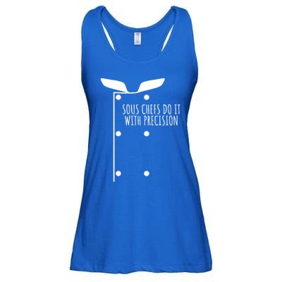 Sous Chefs Do It With Precision Great Gift Ladies Essential Flowy Tank