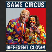 Same Circus Different Clown Garment-Dyed Fleece Hoodie