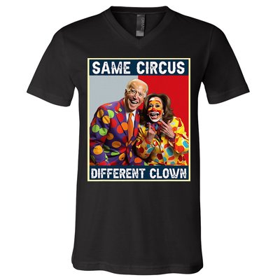 Same Circus Different Clown V-Neck T-Shirt