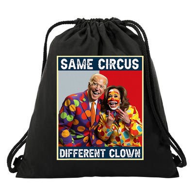 Same Circus Different Clown Drawstring Bag