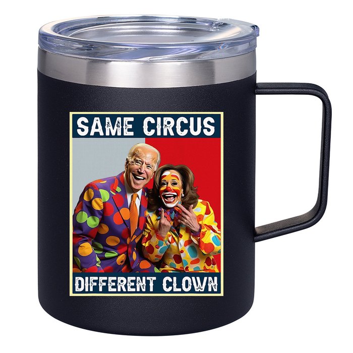 Same Circus Different Clown 12oz Stainless Steel Coffee Mug