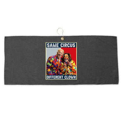 Same Circus Different Clown Large Microfiber Waffle Golf Towel