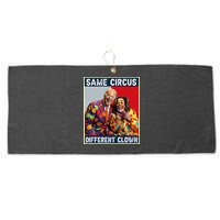 Same Circus Different Clown Large Microfiber Waffle Golf Towel
