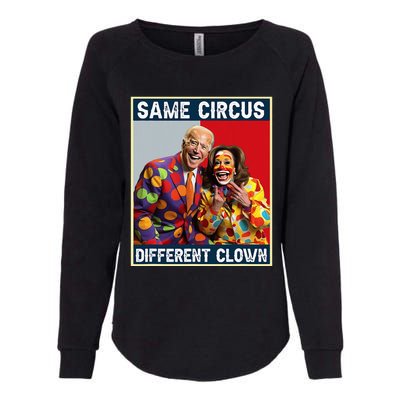 Same Circus Different Clown Womens California Wash Sweatshirt