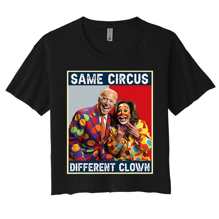 Same Circus Different Clown Crop Top