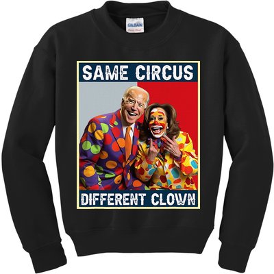 Same Circus Different Clown Kids Sweatshirt