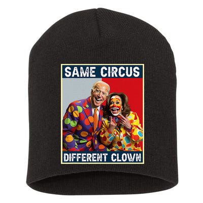 Same Circus Different Clown Short Acrylic Beanie