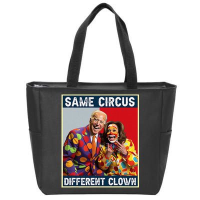 Same Circus Different Clown Zip Tote Bag