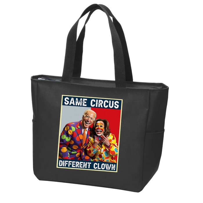 Same Circus Different Clown Zip Tote Bag