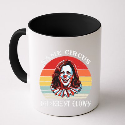 Same Circus Different Clown Funny Kamala Harris Clown Mug