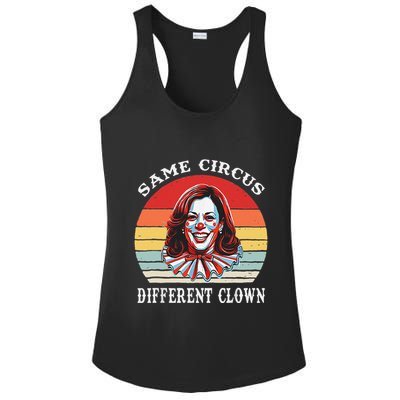 Same Circus Different Clown Funny Kamala Harris Clown Ladies PosiCharge Competitor Racerback Tank